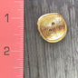 Square GOLD BUTTONS Vintage 7/8" Metallic Gold Buttons for Clothing / Jacket Buttons / Dress Buttons / Decorative Buttons 31