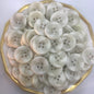 QUALITY 7/8" Winter White Buttons ITALIAN Vintage Sewing Button for Clothing / 4 hole Buttons / Designer Buttons 631