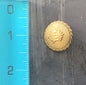 EMBOSSED GOLD METAL Buttons 7/8" Vintage Metal Shank Buttons for Clothing / Blazer Buttons & Coat Buttons / Decorative Buttons 92