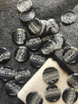 WHOLESALE Multi-Grey VINTAGE ITALIAN 4 Hole Buttons for clothing Dress Buttons 1-1/8" (28mm) 44L Sewing Buttons Plastic Craft Buttons 503