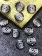 QUALITY Multi Grey Buttons ITALIAN Vintage Sewing Button for Clothing / Coat & Jacket Buttons 15/16" (22mm) 36L Designer Buttons 536