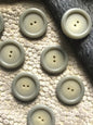 ITALIAN QUALITY Light Sage Buttons 1-3/8" (34mm) 54L Vintage Sewing Button for Clothing / Coat & Jacket Buttons / Decorative Buttons 540