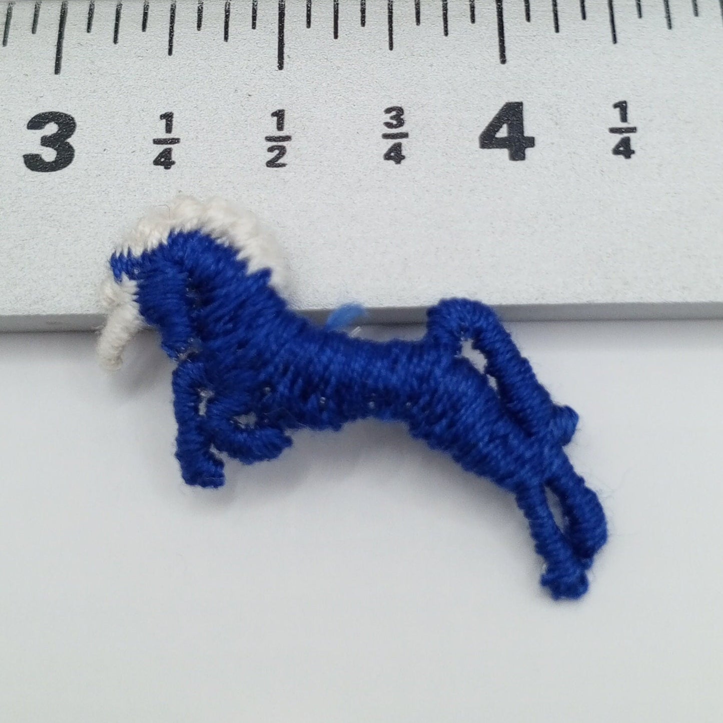 Unicorn appliques blue horse Patches #437