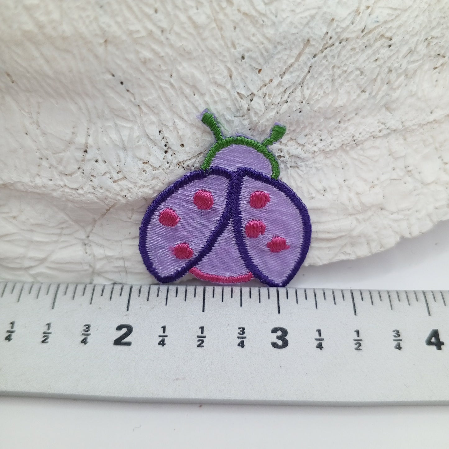 Pink Green Purple Ladybug Iron on Patches sewing appliqué #482