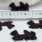 Dark Brown Lion appliques Animal Patches #419