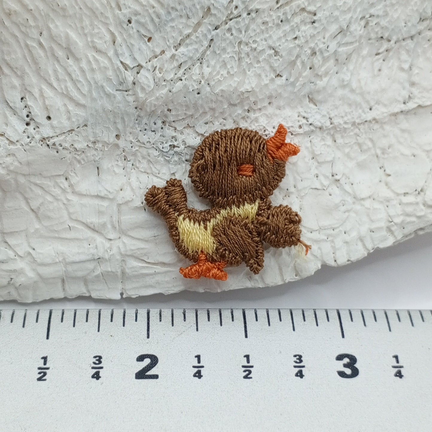 Brown yellow chicks Applique little chicken Patches bird sewing appliques #403