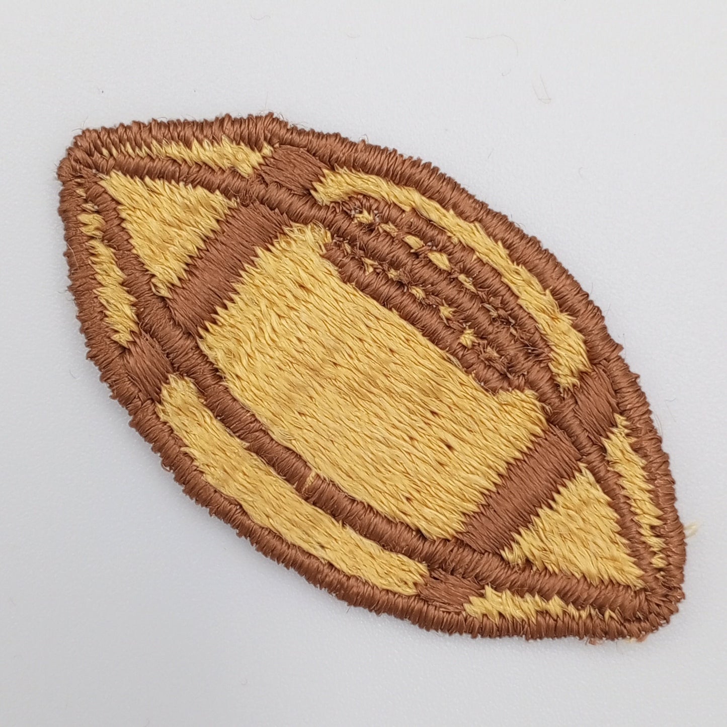 VINTAGE Football Patches Sports Soccer brown Embroidered Appliques Sewing Embellishments Football Badge for Jerseys Shirts Jackets Hats #906